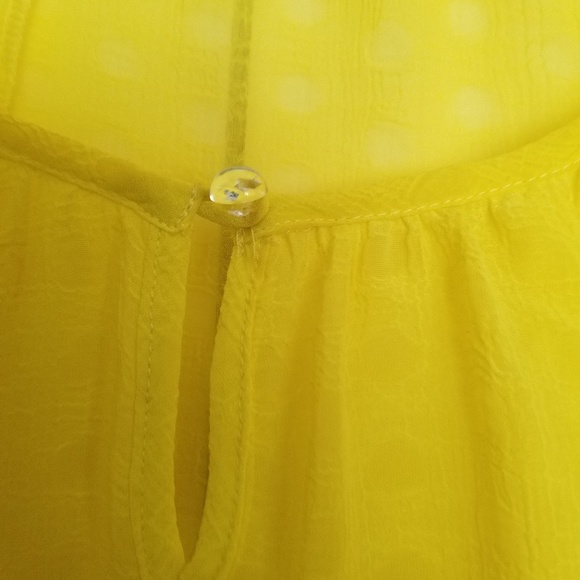2 for $10 NY Collection Yellow Blouse - Picture 3 of 7